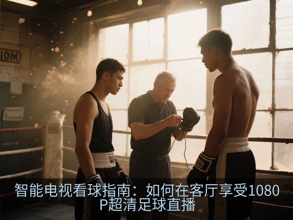 平板电脑上的体育数据分析界面与背景模糊的客厅大电视